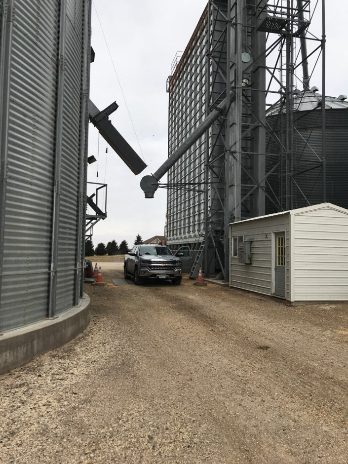DM510 installed on a Grain Handler dryer on Lowell's farm in Minnesota